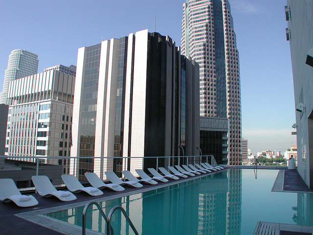 Pool at Standard Hotel, LA